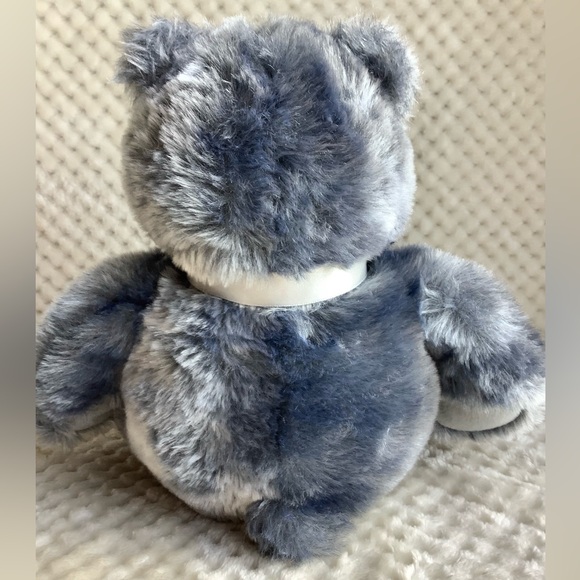Vintage 1999 GANZ Heritage Collection Blue Grey Plush Stuffed Bear CHRISTIAN - Picture 4 of 10